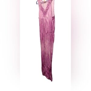 Faded Glory 3xl Sleeveless Full Length Dress Beautiful Neckline